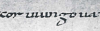 Kürrighoven als Coruuingova in einer Urkunde vom 28. Juni 856 | © Stadtarchiv Trier