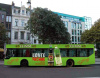 Linienbus mit Werbung der Firma Flimm | © LVR-Institut für Landeskunde und Regionalgeschichte