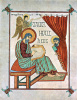 Apostel und Evangelist Matthäus ist wohl für die Verbreitung des Rufnamens verantwortlich | © Meister des Book of Lindisfarne - The Yorck Project (2002), gemeinfrei