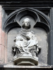 Der hl. Severin über dem Hauptportal der Basilika St. Severin in Köln | © HOWI - Horsch, Willy, CC BY 3.0