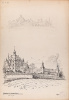 Ansicht der Burg Kendenich nach einer Zeichnung von Ludwig Arntz aus dem Jahr 1893 | © Ludwig Arntz/LVR, CC BY 4.0 (MB20190813-044/LVR-Amt für Denkmalpflege)